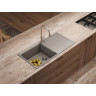 Мойка OMOIKIRI YASUGATA 100-DC Tetogranit/темный шоколад 4993848