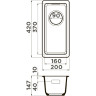 Мойка OMOIKIRI KATA 20-U-GR Artgranit/Leningrad Grey 4993376