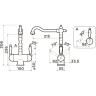 Смеситель OMOIKIRI AMAGASAKI-G 4994019