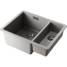 Мойка OMOIKIRI KATA 55-2-U-GR Artgranit/Leningrad Grey 4993390