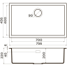 Мойка OMOIKIRI YAMAKAWA 75 INTEGRA-DO Artceramic/deep ocean 4997273